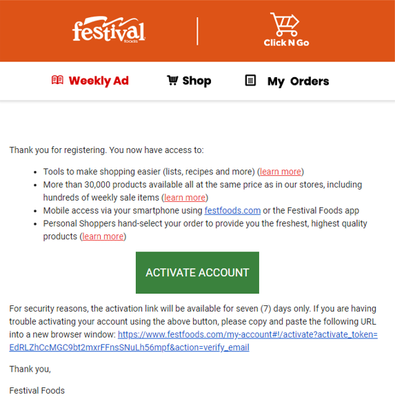 How do I register my gas rewards card online? Festival Foods